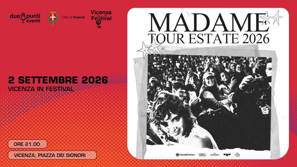 Evento Madame Locandina Madame - mercoledì 2 settembre ore 21:00 - 23:00