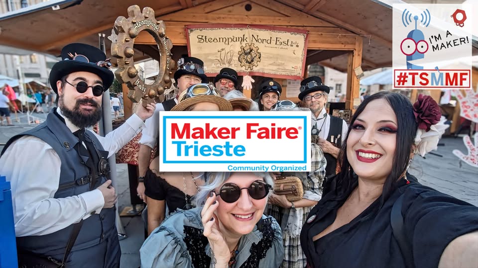 Maker Faire Trieste Potrebbe essere un'immagine raffigurante fisarmonica e testo