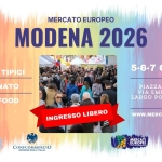 MODENA – XX Mercato Europeo | 5-6-7 Giugno 2026 MODENA – XX Mercato Europeo 5 – 6 – 7 Giugno 2026 a Modena (MO) il 5 giugno - 7 giugno 2026
