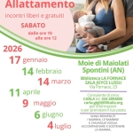 Moie di Maiolati Spontini (AN) – Incontro LLL a sostegno dell’allattamento nelle Marche Moie di Maiolati Spontini (AN) – Incontro LLL a sostegno dell’allattamento nelle Marche a Maiolati Spontini (AN) il 4 luglio 2026