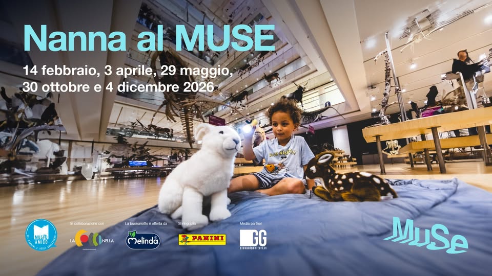 Nanna al MUSE 2026 Potrebbe essere un'immagine raffigurante testo
