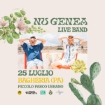 NU GENEA LIVE BAND – Piccolo Parco Urbano Bagheria (PA) Potrebbe essere un'illustrazione raffigurante fico d'India e testo