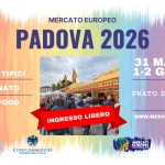 PADOVA – XXI Mercato Europeo | 31 Maggio -1-2 Giugno 2026 PADOVA – XXI Mercato Europeo 2026 a Padova (PD) il 31 maggio maggio - 2 giugno 2026