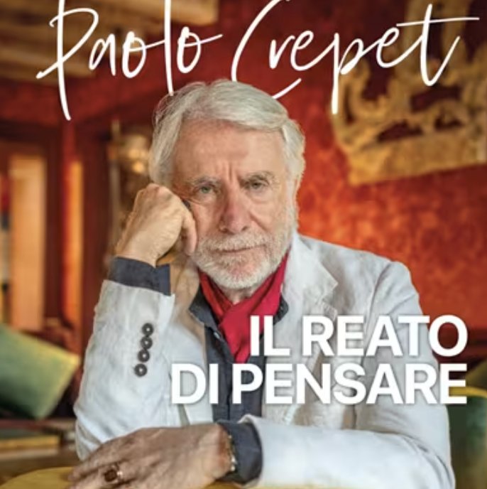 PALERMO – Teatro Golden – PAOLO CREPET: Il reato di pensare Potrebbe essere un'immagine raffigurante il seguente testo "Pao o repet 0000 IL REATO DI PENSARE"
