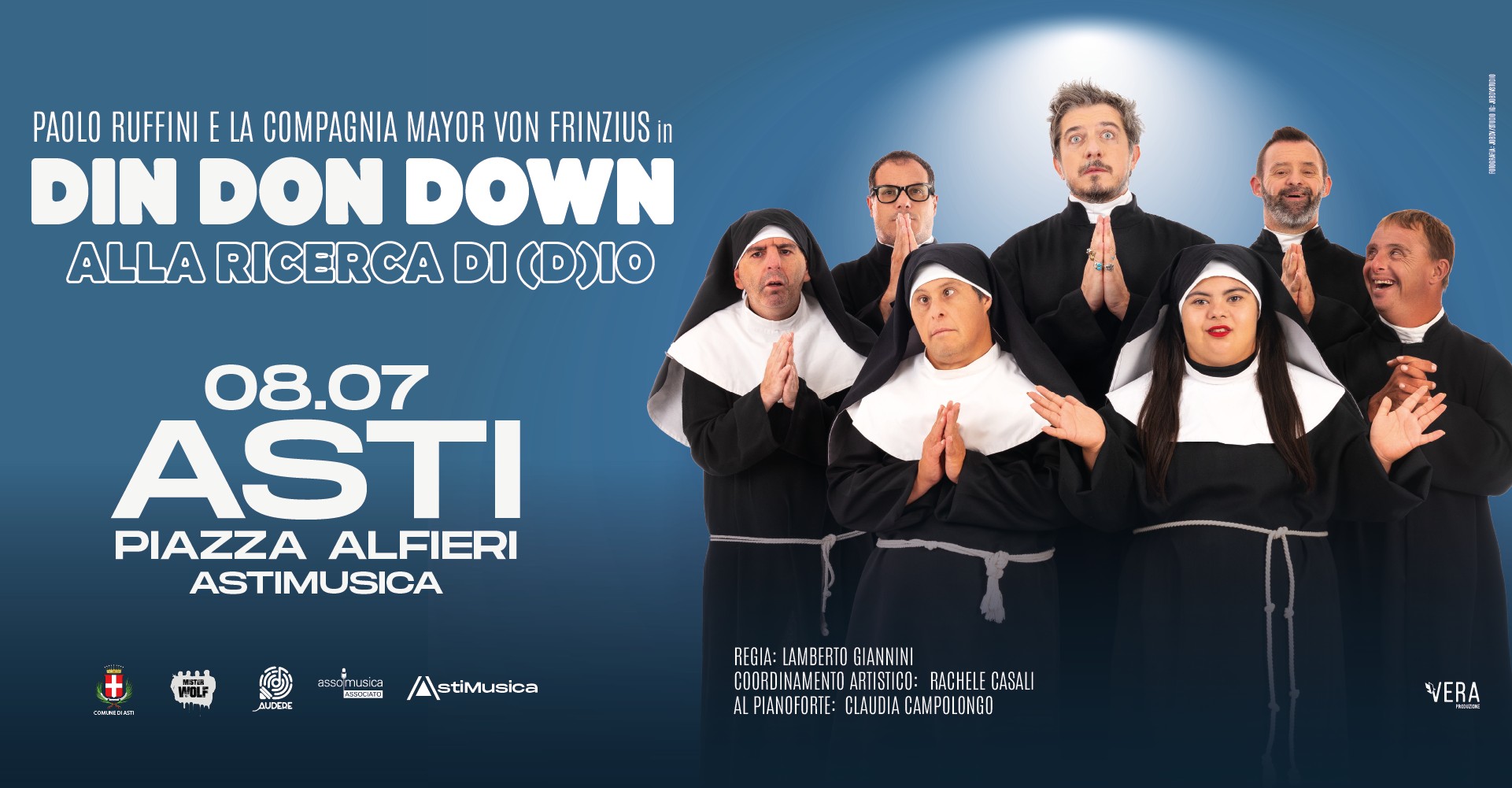 Evento Paolo Ruffini in “Din Don Down” – AstiMusica, Piazza Alfieri – 8 luglio Locandina Paolo Ruffini in “Din Don Down” – AstiMusica, Piazza Alfieri – 8 luglio - mercoledì 8 luglio ore 21:30 - 23:30