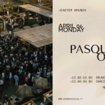 Pasquetta on the Sand – April 6th Potrebbe essere un'immagine raffigurante il seguente testo ">EASTER BRUNCH SAND RAVES BH ・1ン LIVING WAVENBELIVING NU MBPAE 세 PASQUETTA ONTHE SAND >13.00-16.00 >13.00-20.00 BRUNCH RESERVATIONS ONLY DANCING ON THE SAND NANAI. WWW.SANDBEACHCLUD. IT AHmTE3a SOTTOMARINA PADOVA"