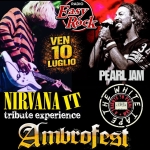 PEARL JAM & NIRVANA tribute – The White Tape & Nirvana.It @Ambrofest – S.Ambrogio Trebaseleghe (PD) Nessuna descrizione della foto disponibile.