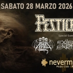 PESTILENCE + Special Guests – Live @ Nevermind – Bari PESTILENCE Special Guests – Live – Nevermind – Bari a Bari (BA) il 28 marzo 2026