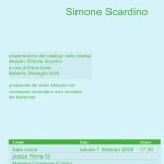 Presentazione del catalogo della mostra: “MAZZEN. Simone Scardino” Potrebbe essere un'immagine raffigurante il seguente testo "Mazzèn Simone Scardino presentazione del catalogo della mostra: Mazzèn. Simone Scardino a cura di Elena Isella Bellavite, Missaglia 2025 proiezione del video Mazzèn con commento musicale e mini concerto dei Maramao Luogo Data Sala civica piazza Roma 52 Mariano Comense (Como) sabato 7 febbraio 2026 Orario 17.00 Cor pracieva rapa di MaraCaaos M 無南2 (ดอฟแองกฟอล A ConEcontribato Bcc CANTU Gallery Sweet Gallery f www.galerysemigalerya"