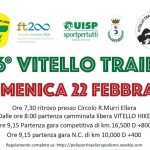 PRIMO VITELLO HIKE 🐾 Potrebbe essere un'immagine raffigurante il seguente testo "POLISPORTIVA ELLERA ft200 fiesole toscana 2028 copltaleiroliaradilaauitura cultura capitale italianad cltacandidata DUISP sportpertutti Comitata Firenze NROTON BID TRAIL VITELLO TRAIL DOMENICA 22 FEBBRAIO Ore 7 7,30 ritrovo presso Circolo R.Murri Ellera Dalle ore 8:00 partenza camminata libera VITELLO HIKE Ore 9,15 9, Partenza gara competitiva di km.16,500 500 D +800 Ore 9,15 partenza gara N.C. di km 10,000 D +400 Regolamento completo su: htps://portlirterto.ne"