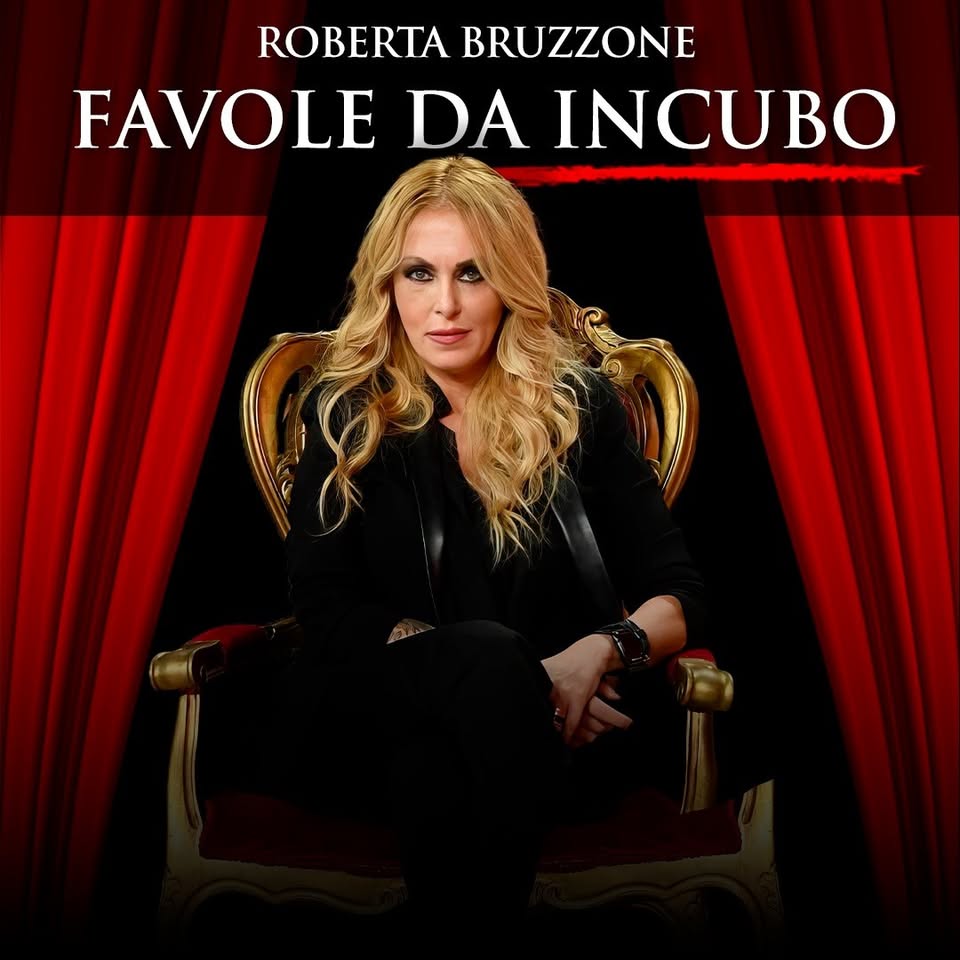 ROBERTA BRUZZONE -“FAVOLE DA INCUBO” Potrebbe essere un'immagine raffigurante il seguente testo "ROBERTA BRUZZONE FAVOLE DA INCUBO"