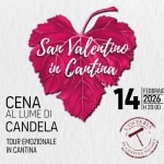 San Valentino in Cantina – Cena a lume di candela San Valentino in Cantina – Cena a lume di candela a Trecastagni (CT) il 14 febbraio 2026