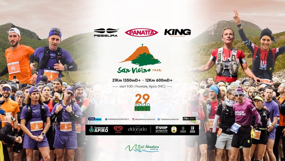 San Vicino TRAIL 2026 Potrebbe essere un'immagine raffigurante testo