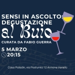 Sensi in ascolto: Degustazione al Buio • Casa Paladin (VE) • 5.03.2026 Sensi in ascolto Degustazione al Buio – Casa Paladin (VE) – 5.03.2026 a Annone Veneto (VE) il 5 marzo 2026
