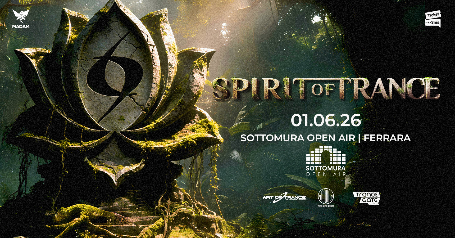 Evento Spirit Of Trance 2026 Locandina Spirit Of Trance 2026 - lunedì 1 giugno ore 17:00 - 02:00