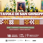 TAVOLE DI SAN GIUSEPPE, visita guidata gratuita Potrebbe essere un'immagine raffigurante testo