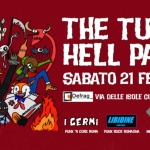 Potrebbe essere un'immagine raffigurante il seguente testo "WELS THE TUFF H.21 VOL.1 HELL PARTY SABATO 21 FEBBRAIO Defrag VIA DELLE ISOLE CURZOLANE, 75 ROMA LIBIDINE GERMI PUNK "N CORE ROMA PUNK ROCK ROMAGNA MERDA ROCK ROMA HARD "N N HEAVY BLUES ROMA"