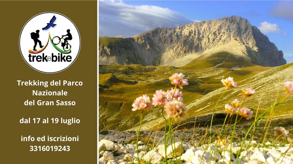 Evento Trekking Parco Nazionale del Gran Sasso Locandina Trekking Parco Nazionale del Gran Sasso - da venerdì 17 luglio - domenica 19 luglio 2026 ore 09:30 ore 16:30