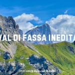 TREKKING tra MARMOLADA e San Pellegrino sulle tracce degli STAMBECCHI Potrebbe essere un'immagine raffigurante il seguente testo "5 GIORNI DI TREKKING SULLE TRACCE DEGLI STAMBECCHI -27/31 LUGLIO 2026 VAL -27/31LUGLI02826-VALDIFASSA- DI FASSA"