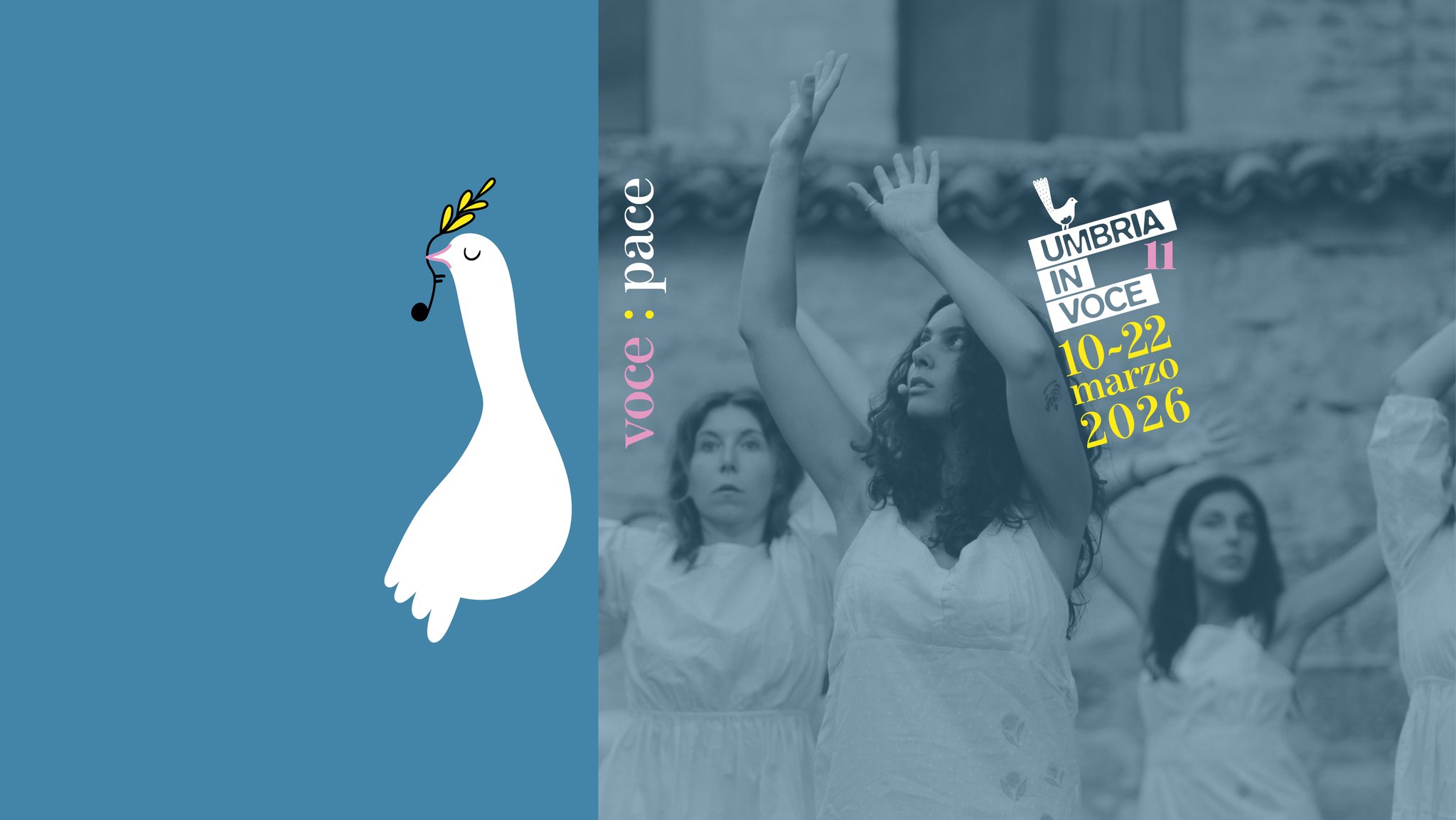 Evento Umbria in Voce XI edizione 2026 Locandina Umbria in Voce XI edizione 2026 - da martedì 10 marzo - domenica 22 marzo 2026 ore 09:30 ore 20:00