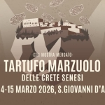XXII Mostra Mercato del Tartufo Marzuolo delle Crete Senesi XXII Mostra Mercato del Tartufo Marzuolo delle Crete Senesi a Montalcino (SI) il 13 marzo - 15 marzo 2026