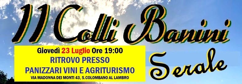 Evento 11 Colli Banini gravel serale Locandina 11 Colli Banini gravel serale - giovedì 23 luglio ore 19:00 - 21:00