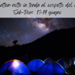 2 giorni di trekking con notte in tenda sotto la Via Lattea, al cospetto del Pelmo Potrebbe essere un'immagine raffigurante camping e il seguente testo "Sotto la via Lattea: notte in tenda al cospetto del monte Pelmo Sab-Dom Dom Sab- 13-14 giugno"
