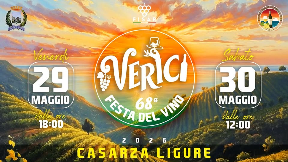 🍷 68° Festa del vino di Verici🍷 29/30 Maggio 2026 Potrebbe essere un'immagine raffigurante testo