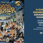A Day To Remember, Grandson e Vianova | Parco della Musica, Milano Potrebbe essere un'immagine raffigurante il seguente testo "EuKope TOUR EUROPETOUR2023 2023 REMEMEE R EMEMBET ADAYTO ADAY TO REMEMBER GRANDSON VIANOVA 28.06.2026 PARCO DELLA MUSICA MILANO hellfirebooking.com instagram.com/helfire_booking WITHSPECIAL GJEST GRANDSON GRANDSON&VIANOVA & VIANOVA 28.06.2026 28.06. PARCO DELLAM DELLAMUSICA MUSICA MILANO 程 ADTREsM LIVE"