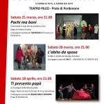 A Prata di Pordenone Compagnia IL BAZAR DEGLI STRAMBI presenta Ti presento papà Potrebbe essere un'immagine raffigurante testo
