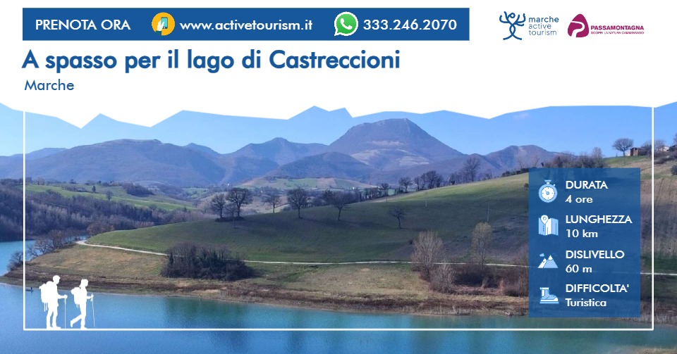 Evento A spasso per il lago di Castreccioni Locandina A spasso per il lago di Castreccioni - da sabato 18 aprile - sabato 21 novembre 2026 ore 09:30 ore 13:30
