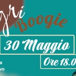 Agriboogie Potrebbe essere un'immagine raffigurante il seguente testo "boogie rí Boogie 30 Maggia Ore Ore18.00 18. 18.00 Preparati a a un aperitivo"