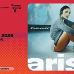 ARISA Potrebbe essere un contenuto grafico raffigurante il seguente testo "فتر :dueQpunti eventi CittadVicenza icenza Vicenza Feltival summer S 29 AGOSTO 2026 VICENZAIN:FESTIVAL VICENZA FESTIVAB our Tour2026 2026 ORE21.00 ORE 21.00 VICENZA, PIAZZA DEI SIGNORI arisa"