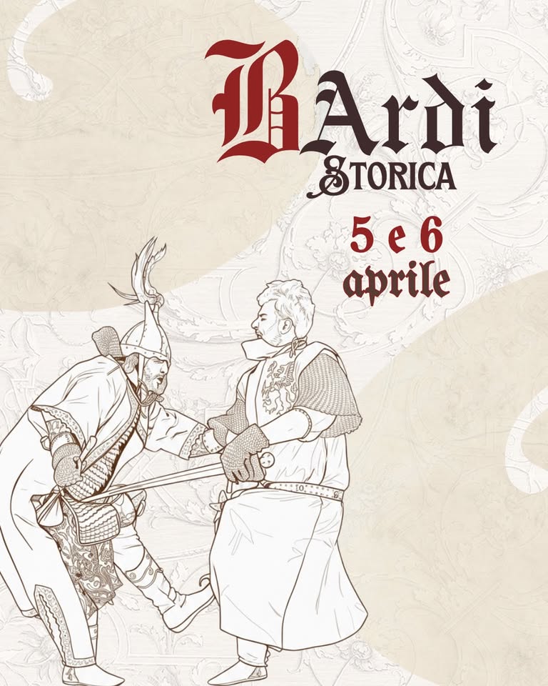 Bardi Storica: Grande Tenzone Medievale Potrebbe essere un'immagine raffigurante il seguente testo "TArni Arni STORICA 5e6 aprile วรร محمد"