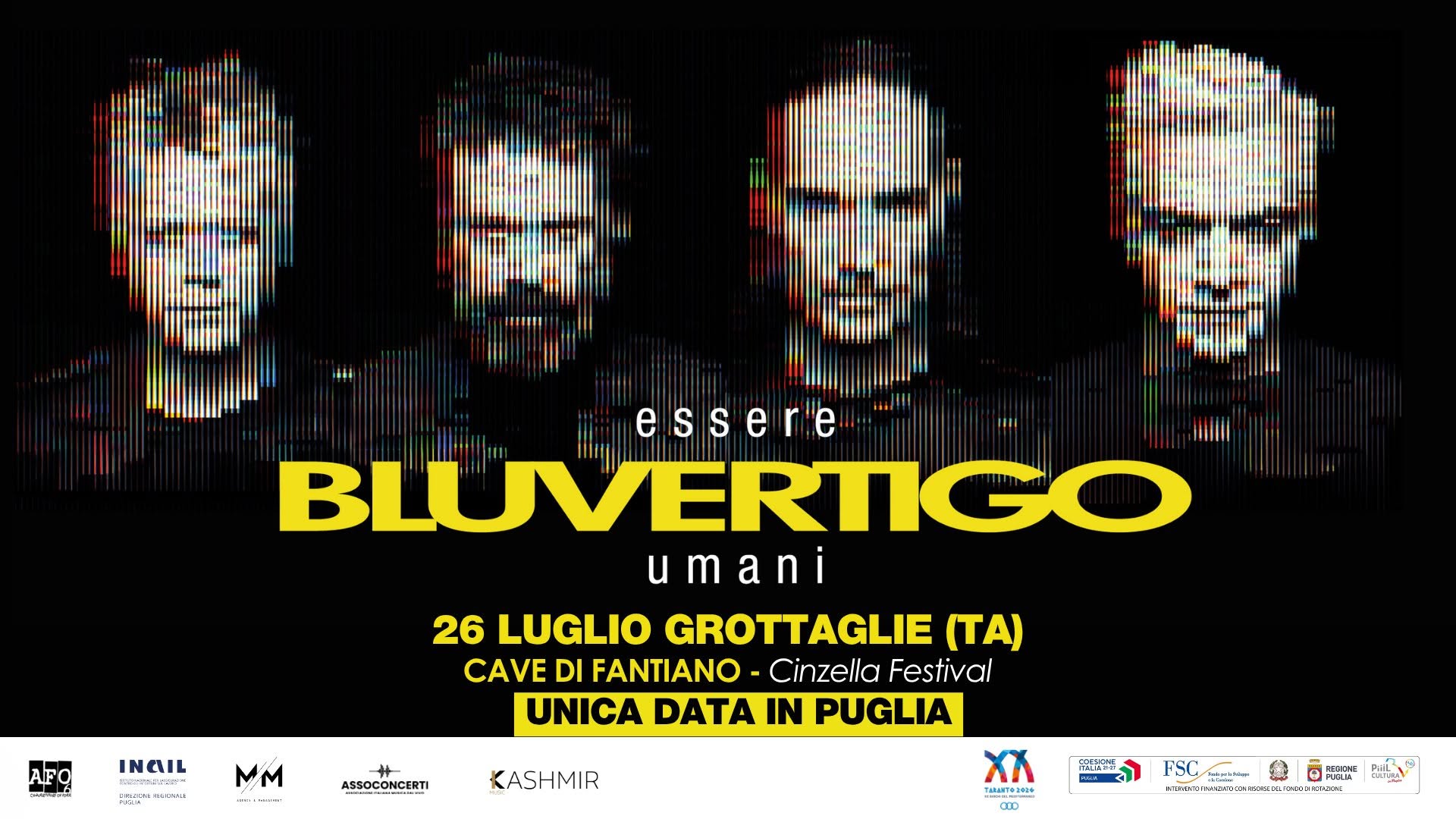 Evento Bluvertigo “Essere Umani” Tour Indian Wells Locandina Bluvertigo “Essere Umani” Tour Indian Wells - domenica 26 luglio ore 21:00 - 23:00