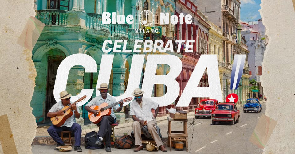 Celebrate Cuba! Potrebbe essere un'immagine raffigurante testo