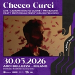 Checco Curci | Milano, Arci Bellezza Potrebbe essere un'illustrazione raffigurante il seguente testo "Checco Curci LIVE L'AMORE NON HA CUORE PROIEZIONE FILM " RESTI DELLA FESTA" (LEA GHYSELINCK) mani apiene, a 30.05.2026 2026 ARCI BELLEZZA ARCIBELLEZZA-MILANO MILANO INGRESSO RISERVATO INGRESSORISERVATOAISOCIARCI AI SOCIARCI SOCI ARCI Bollezza 一 IAL, চনস। توه DICE"