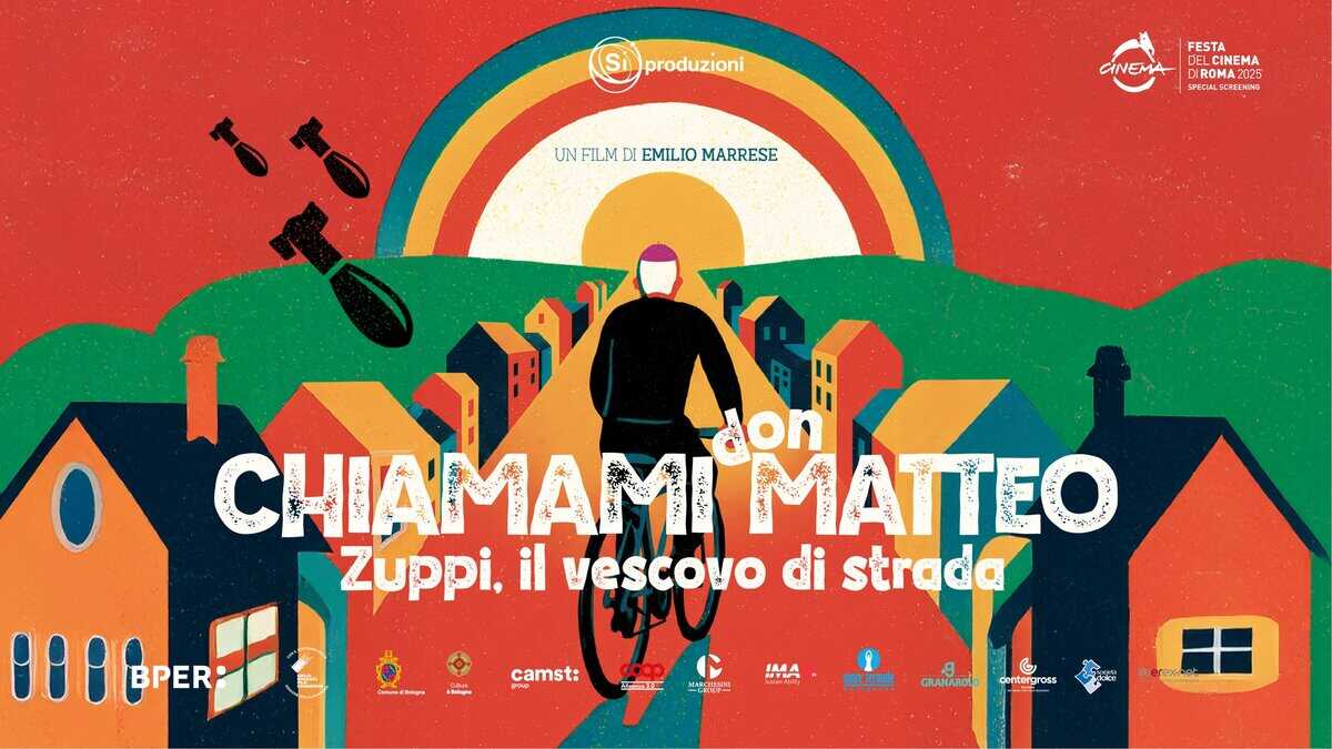 CHIAMAMI DON MATTEO – Zuppi, il vescovo di strada di E. Marrese – ANTROPOCINE Sguardi Contemporanei Potrebbe essere un contenuto grafico raffigurante testo
