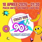 CRAZY 90s @MOTO SALSICCIATA – VOLTANA DI LUGO (RA) Crazy 90S @Moto Salsicciata – Voltana Di Lugo (Ra) a Lugo (RA) il 18 aprile 2026