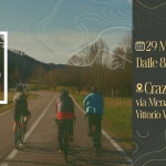 Crazy Gravel Day Potrebbe essere un'immagine raffigurante bicicletta e il seguente testo "CRAZY GRAVE DAY 圍29Marzo2026 29 Marzo 2026 Dalle Dalle8.30 8.30 bw Goal &Crazy Sport. via Menarè 164. Vittorio Veneto. TV"