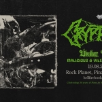 Cryptopsy | Rock Planet, Pinarella di Cervia Cryptopsy, Ulvedharr e Strike Avenue Rock Planet, Pinarella di Cervia a Cervia (RA) il 19 agosto 2026