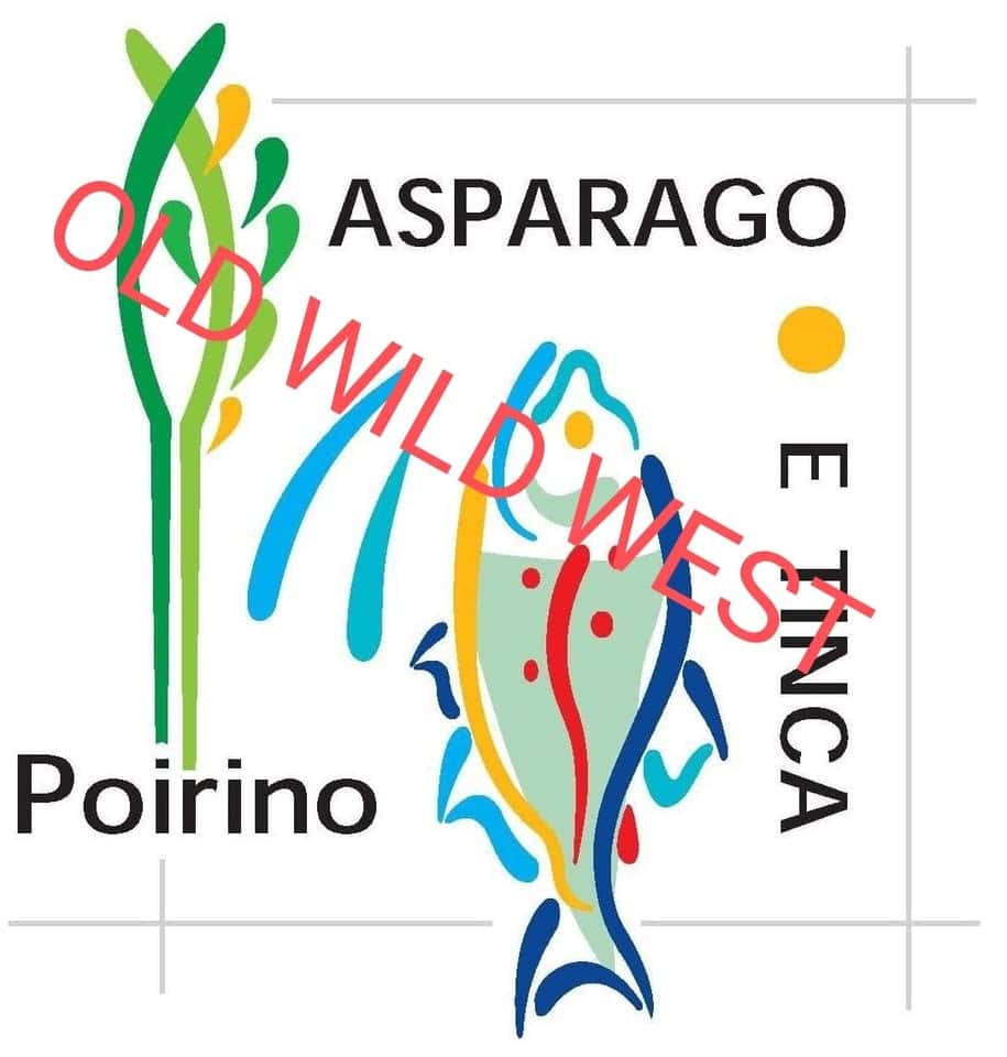 Potrebbe essere un'immagine raffigurante il seguente testo "OLO ASPARAGO WIL WEST B Noce ጣ Poirino"