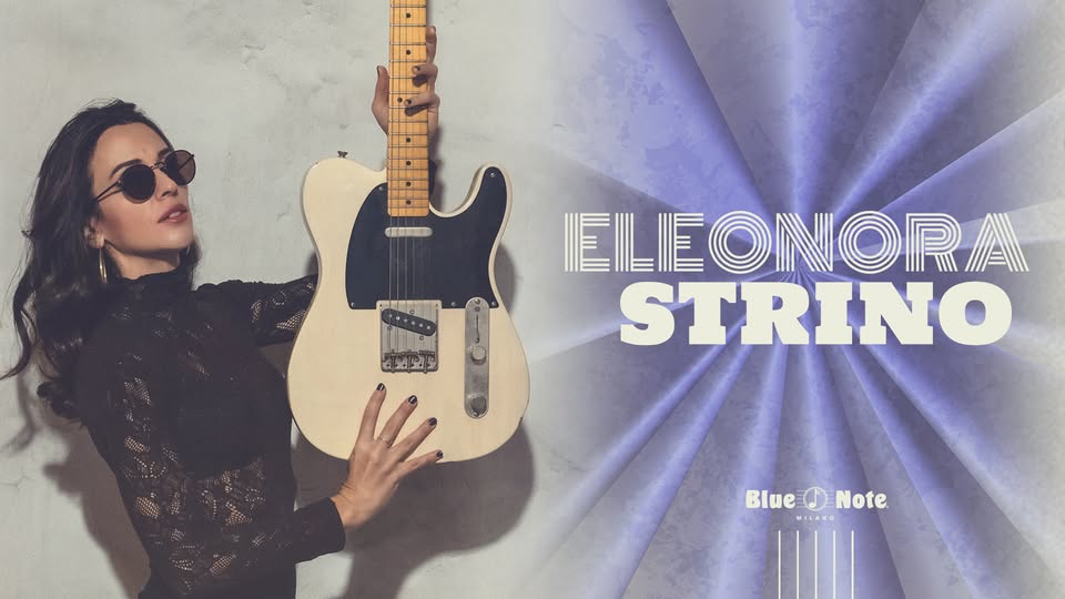 Eleonora Strino – Matilde Potrebbe essere un'immagine raffigurante chitarra e il seguente testo "新間· LEONORA A STRINO Blue BlueNote D Note. MILANG"
