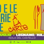 Elio e le Storie Tese | Giovedì 9 Luglio | Rugby Sound Festival – Isola del Castello, Legnano (MI) Potrebbe essere un'illustrazione raffigurante il seguente testo "ELIOELE E LE ELIO Mam MII I STORIE 人 TESE CARTe 09 LUGLIO LEGNANO/ ANO/MILANG ISOLA DEL CASTELLO 不瘦鬼の拍 RuGBy SOUND H0 Dmdingrow ា IMARTS"