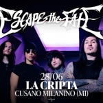Escape the Fate ・ La Cripta, Cusano Milanino (MI) Potrebbe essere un'immagine raffigurante testo