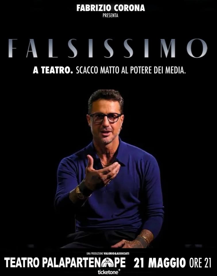 Evento Falsissimo Locandina Falsissimo - giovedì 21 maggio ore 21:00 - 23:30