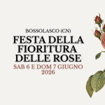Festa delle Rose di Bossolasco – SAVE THE DATE! Potrebbe essere un'immagine raffigurante il seguente testo "BOSSOLASCO (CN) FESTA DELLA FIORITURA DELLE ROSE Sab Sab6e 6 6e e dom 7 giugno 2026 SAVE THE DATE!"