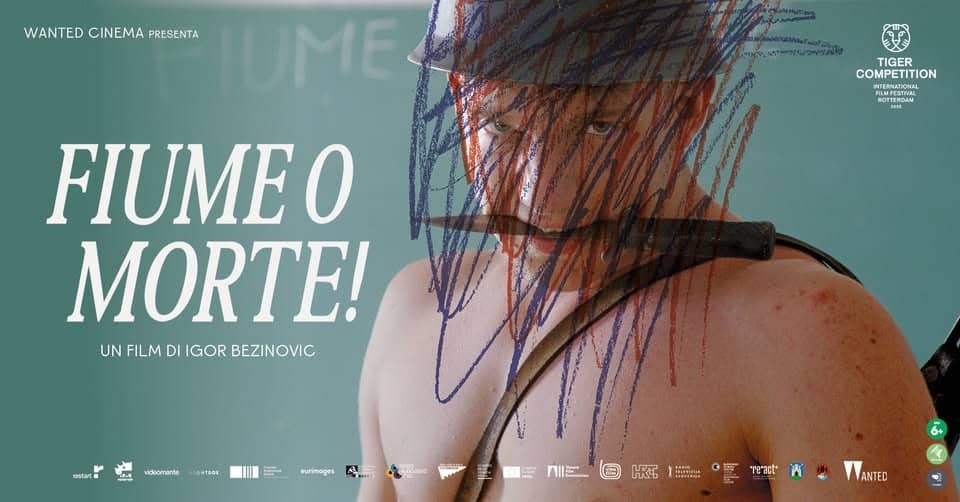 FIUME O MORTE! regia di Igor Bezinović – ANTROPOCINE Sguardi Contemporanei Potrebbe essere un'immagine raffigurante testo