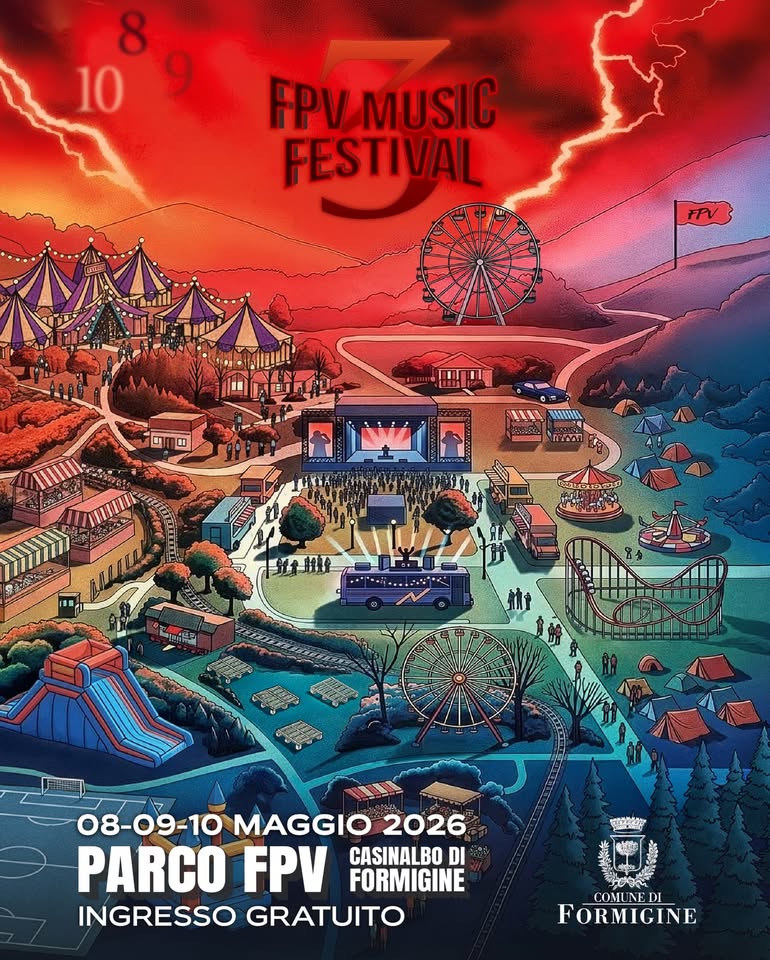 FPV MUSIC FESTIVAL 3 Potrebbe essere un'immagine raffigurante testo