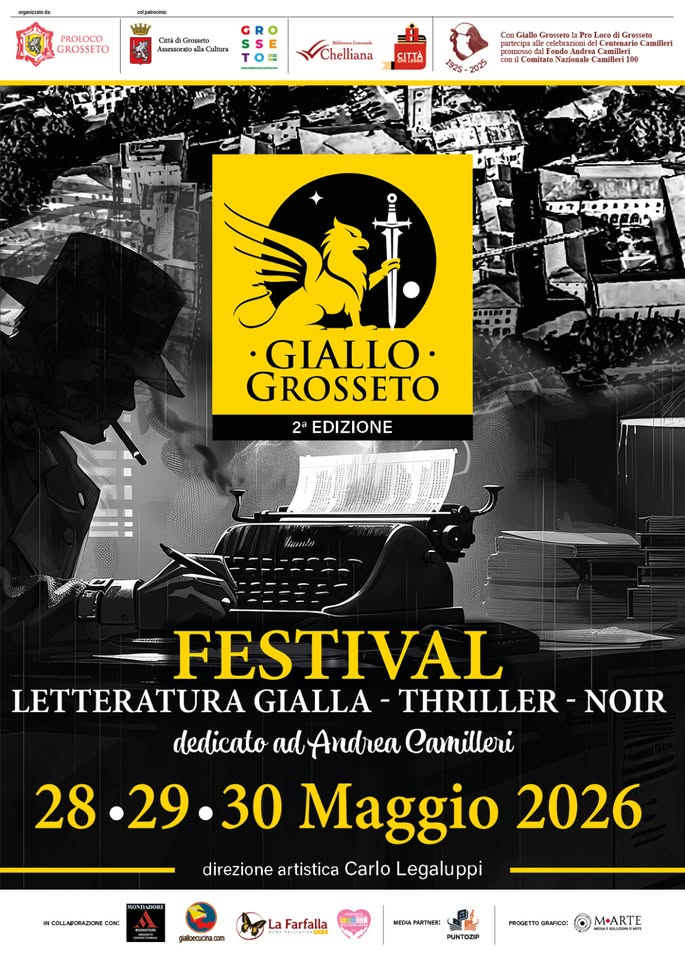 Giallo Grosseto 2026 – 2ª Edizione Potrebbe essere un'immagine raffigurante testo